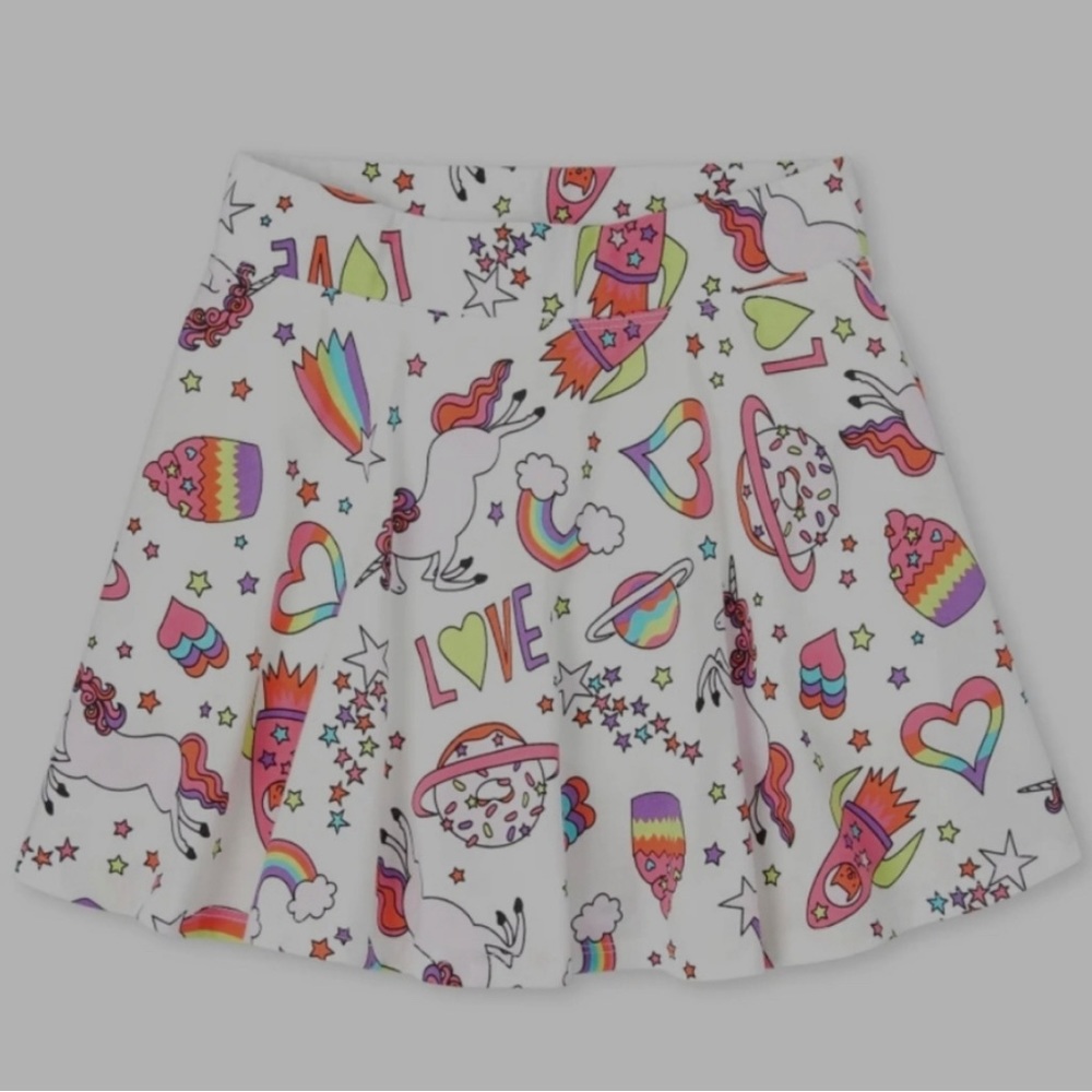 NWT TCP Skort, unicorns and rainbows